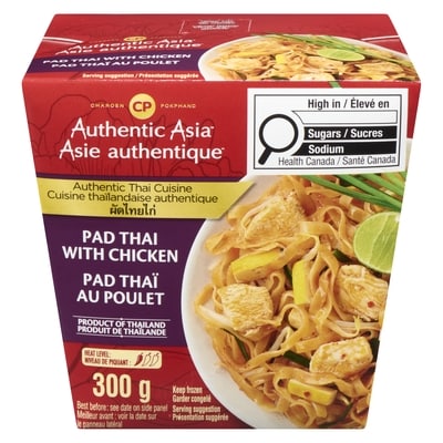 Charoen Pokphand Pad thaï au poulet 300 g, 1,83 $/100g