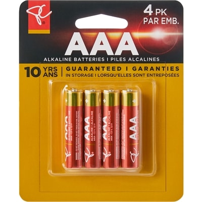 President's Choice Long Life Alkaline Batteries, Aaa 1 ea, $2.75/1ea