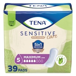 Women Sensitive Care Extra Coverage Maximum Pads 39 Ct