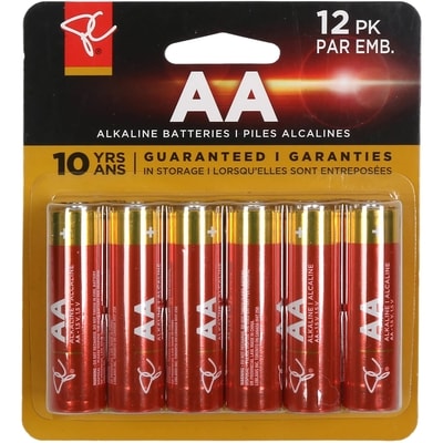 President's Choice Long Life Alkaline Batteries, Aa 1 ea, $1.33/1ea