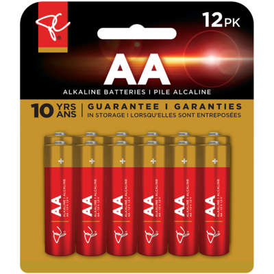 le Choix du Président Piles alcalines longue durée 1 ea, 1,33 $/1ch