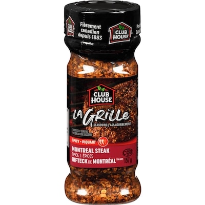 Club House Montreal Steak Spice Seasoning 157 g, $4.14/100g