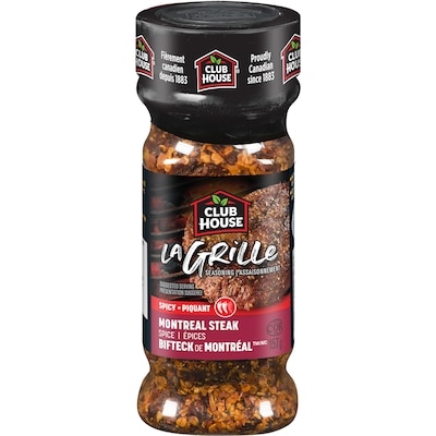 Club House Épices Piquant Pour Biftek De Montreal Assaisonnement 157 g, 4,14 $/100g