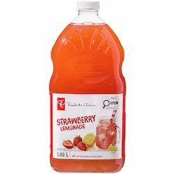 President's Choice Strawberry Lemonade 1.89 l, $0.19/100ml