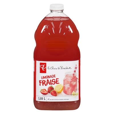 le Choix du Président Limonade à la fraise 1.89 l, 0,18 $/100ml