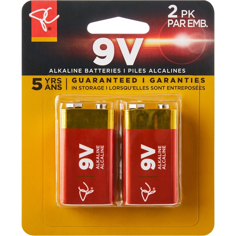 Long Life Alkaline Batteries, 9V