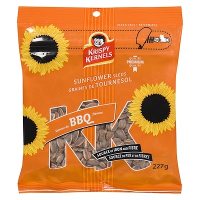 Krispy Kernels BBQ Flavour Sunflower Seeds 227 g, $1.10/100g