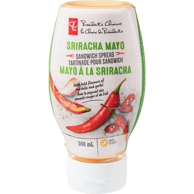 le Choix du Président Tartinade de mayo sriracha 300 ml, 1,33 $/100ml