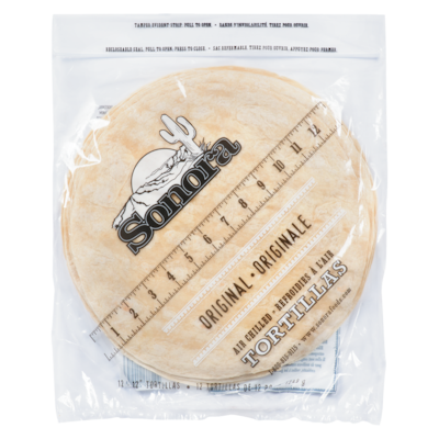 Sonora Flour Tortilla, 12 Inch 12x1248.0 g, $0.49/100g