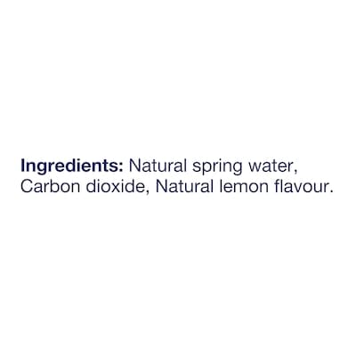 Lemon Carbonated Natural Spring Water
