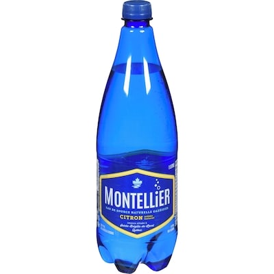 Montellier Montellier Eau gazéifiée citron 1 l, 0,18 $/100ml