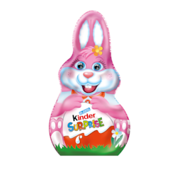 Easter Hollow Chocolate Bunny (Pink) with Surprise Toy
