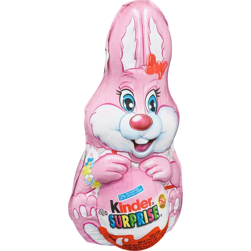 Easter Hollow Chocolate Bunny (Pink) with Surprise Toy