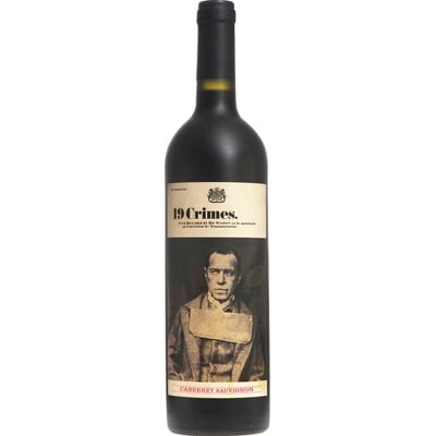 19 Crimes Cabernet Sauvignon (ID required at pick-up) 750 ml, $2.71/100ml
