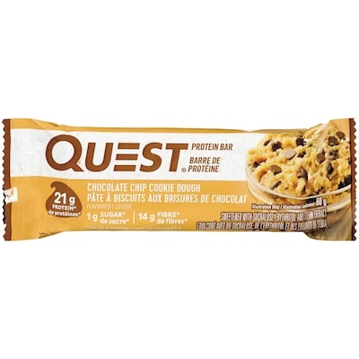 Questbar Protein Bar,  Chcolate Cookie Dough 60 g, $9.15/100g