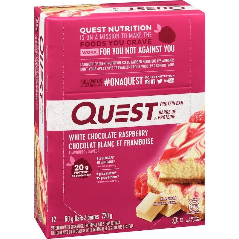 Protein Bar, White Chocolate Raspberry
