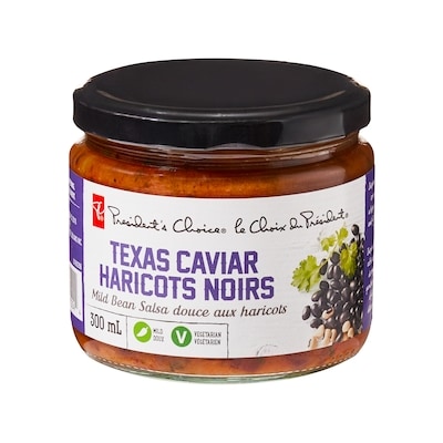le Choix du Président Salsa douce aux haricots noirs  300 ml, 1,50 $/100ml