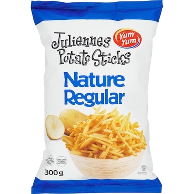Yum Yum Regular Potato Sticks 300 g, $1.16/100g