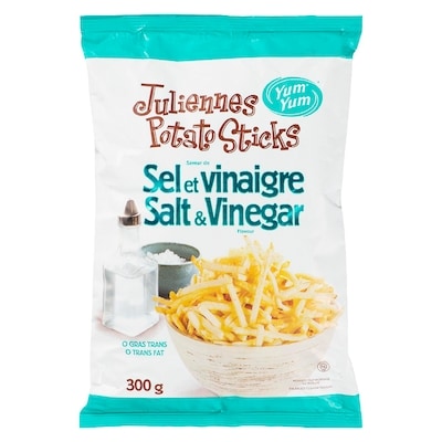 Yum Yum Juliennes Potato Sticks Salt & Vinegar Flavour 300 g, $1.16/100g