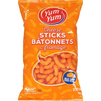 Yum Yum Cheese Sticks 270 g, $0.93/100g