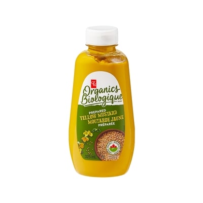 PC Organics Prepared Yellow Mustard, Organic 325 ml, $1.84/100ml