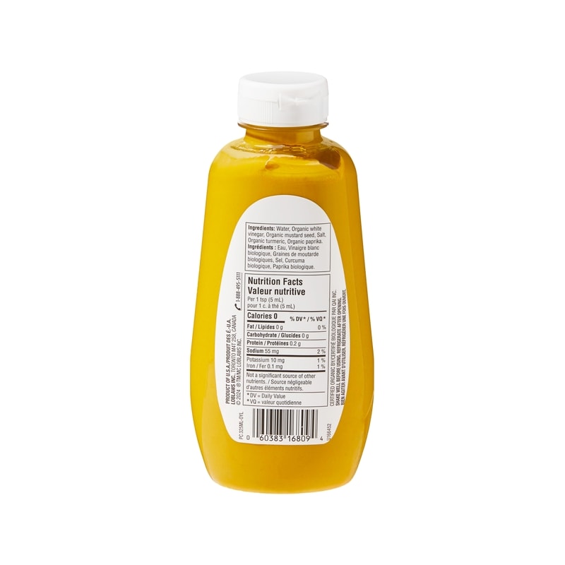 Prepared Yellow Mustard, Organic