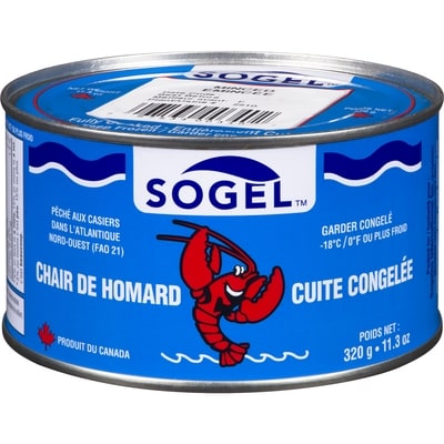 null Chair de homard émincée 320 g, 3,13 $/100g