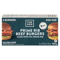 The Keg Prime Burger, 8OZ 908 g, $2.53/100g