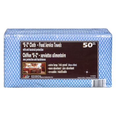 United Ez Cloth Towel, Blue, case 50x1.0 ea, $0.20/1ea