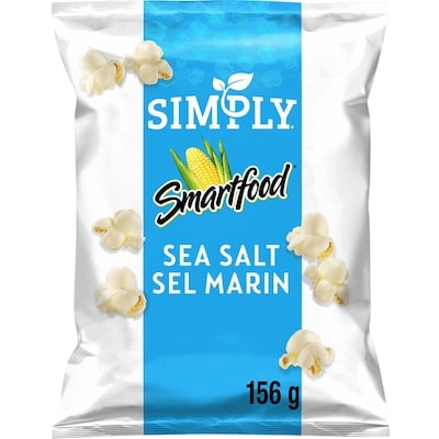 Smartfood Simply Maïs soufflé Sel marin 156 g, 3,84 $/100g