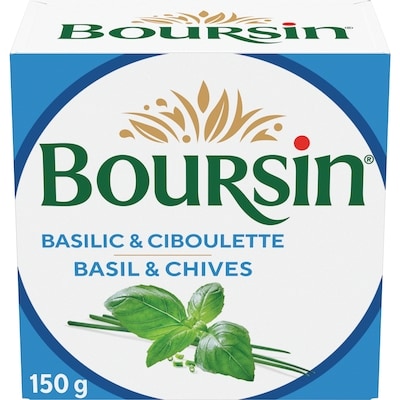 Boursin Basil & Chives 150 g, $4.99/100g