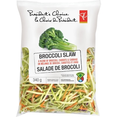 President's Choice Broccoli Slaw 340 g, $1.17/100g