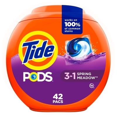 Tide PODs Laundry Detergent, 156 Count, Spring Meadow Scent 42 ea, $0.43/1ea