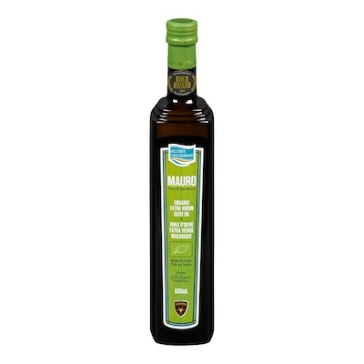 Sarafino Organic Mauro Extra Virgin Olive Oil  500 ml, $6.20/100ml