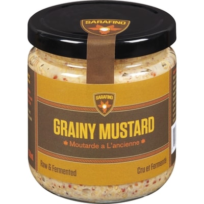 Sarafino Grainy Mustard      250 ml, $3.20/100ml