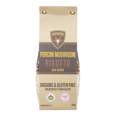 Sarafino Organic Porcini Mushroom 215 g, $3.72/100g
