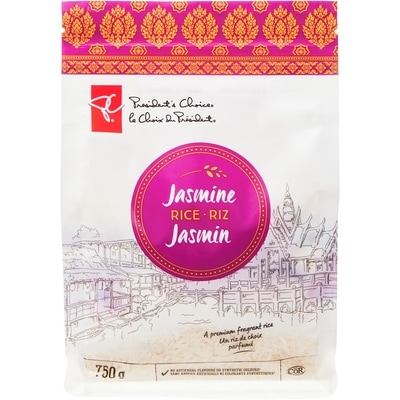 le Choix du Président Riz au jasmin 750 g, 0,57 $/100g