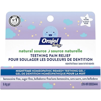 Orajel Natural Source Homeopathic Nighttime Teething Gel 9.4 g, $116.91/100g