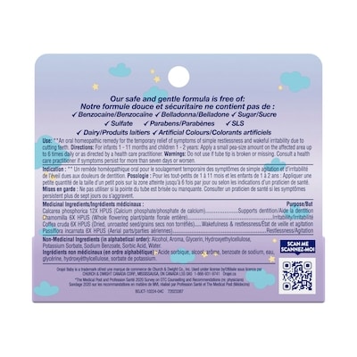 Natural Source Homeopathic Nighttime Teething Gel