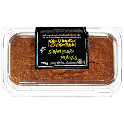 Farmer's Market Strawberry Loaf Cake 390 g, $1.41/100g