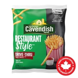 Les Fermes Cavendish Frites Gourmet Extra Minces Restaurant Style 750 g, 0,73 $/100g