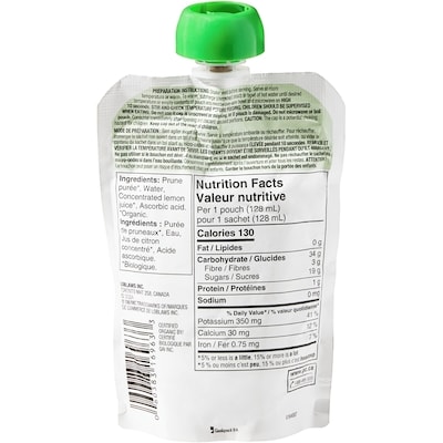 Prune Strained Organic Baby Food
