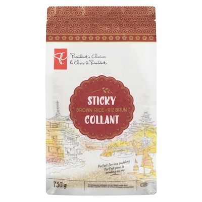 President's Choice Sticky Brown Rice 750 g, $0.67/100g