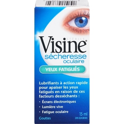 Visine Gouttes fatigue oculaire 15 ml, 76,60 $/100ml