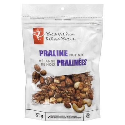 President's Choice Praline Nut Mix 275 g, $2.18/100g