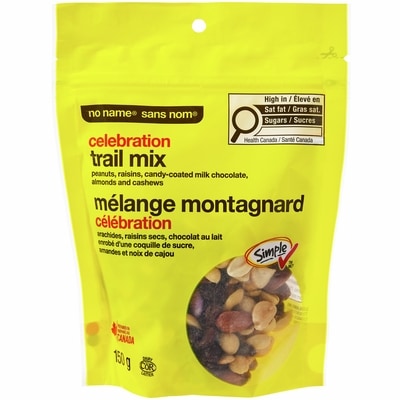 No Name Cohocolate Rainbow Trail Mix 150 g, $1.67/100g