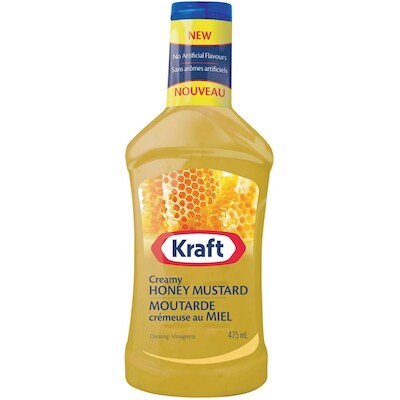 Kraft Creamy Honey Mustard Salad Dressing 475 ml, $0.95/100ml