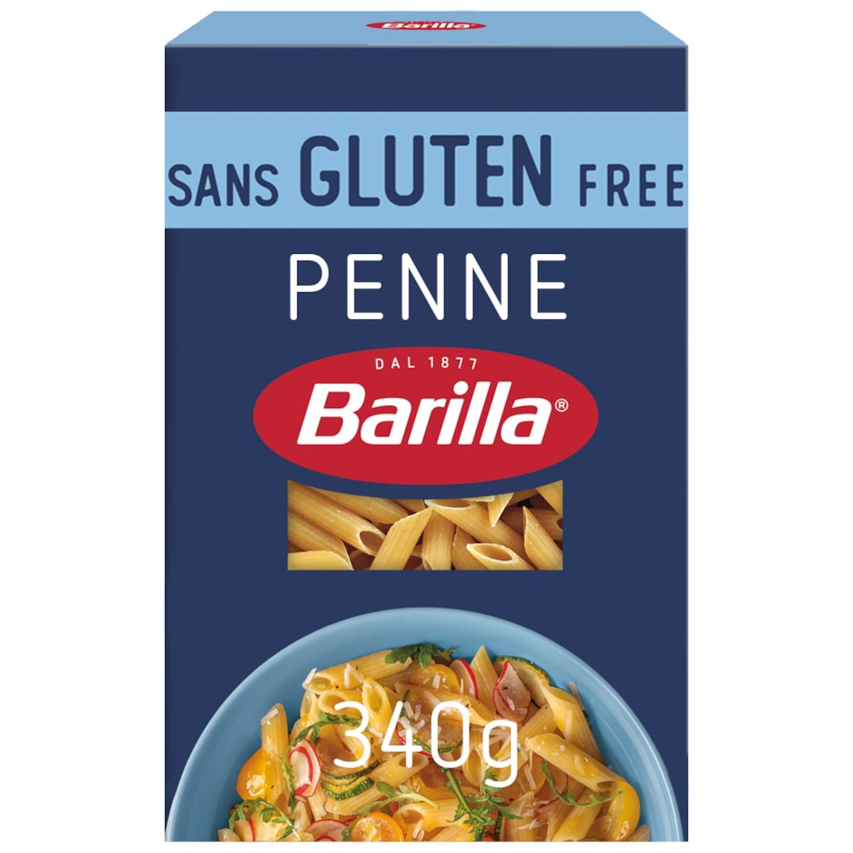 Barilla Gluten Free Penne Pasta 340 g, $1.32/100g
