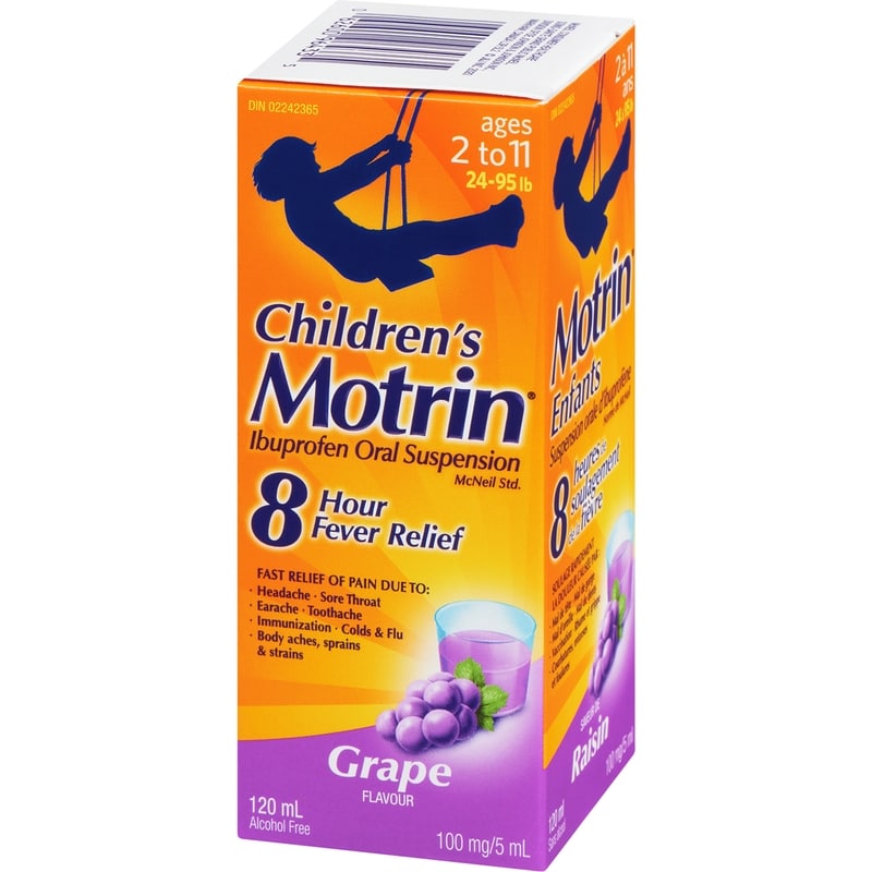 Ibuprofen Oral Suspension, Grape
