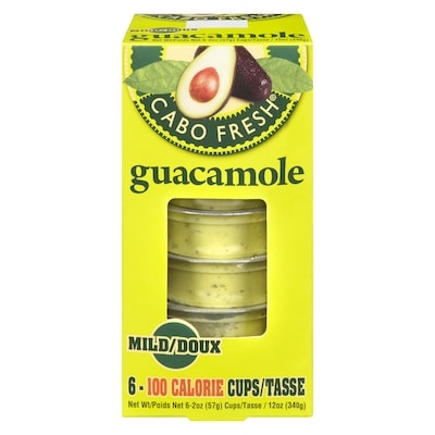 Cabo Fresh Guacamole Snack Pack 57 g, $1.47/100g